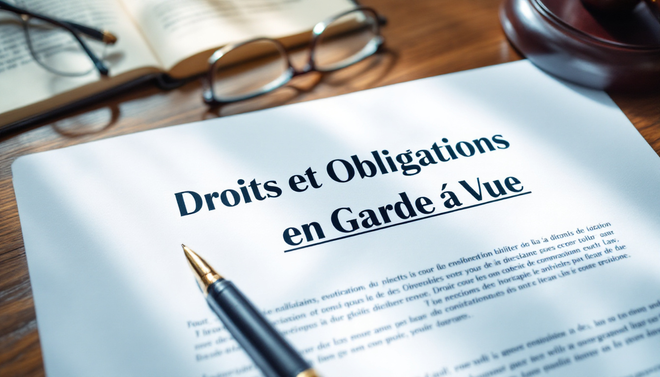 La garde à vue : droits et obligations lors de cette procédure pénale